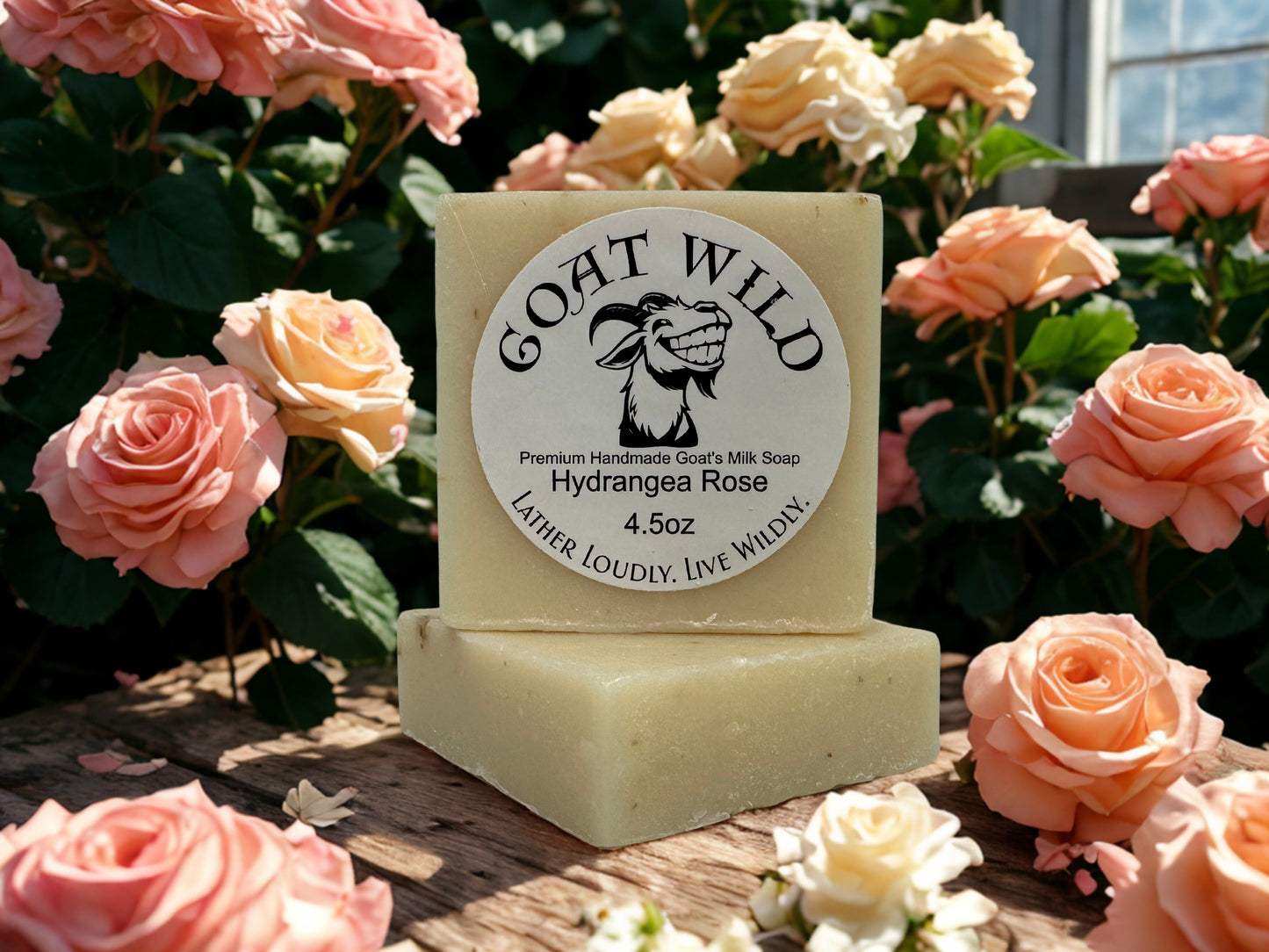 Hydrangea Rose Goat's Milk Soap