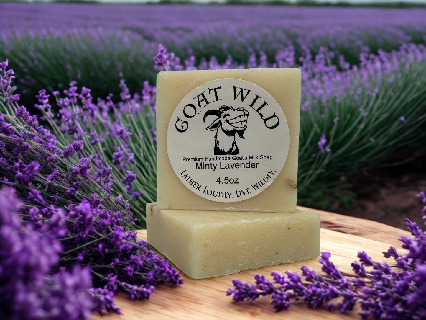 Minty Lavender Goat's Milk Soap