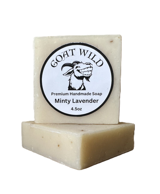 Minty Lavender Goat's Milk Soap